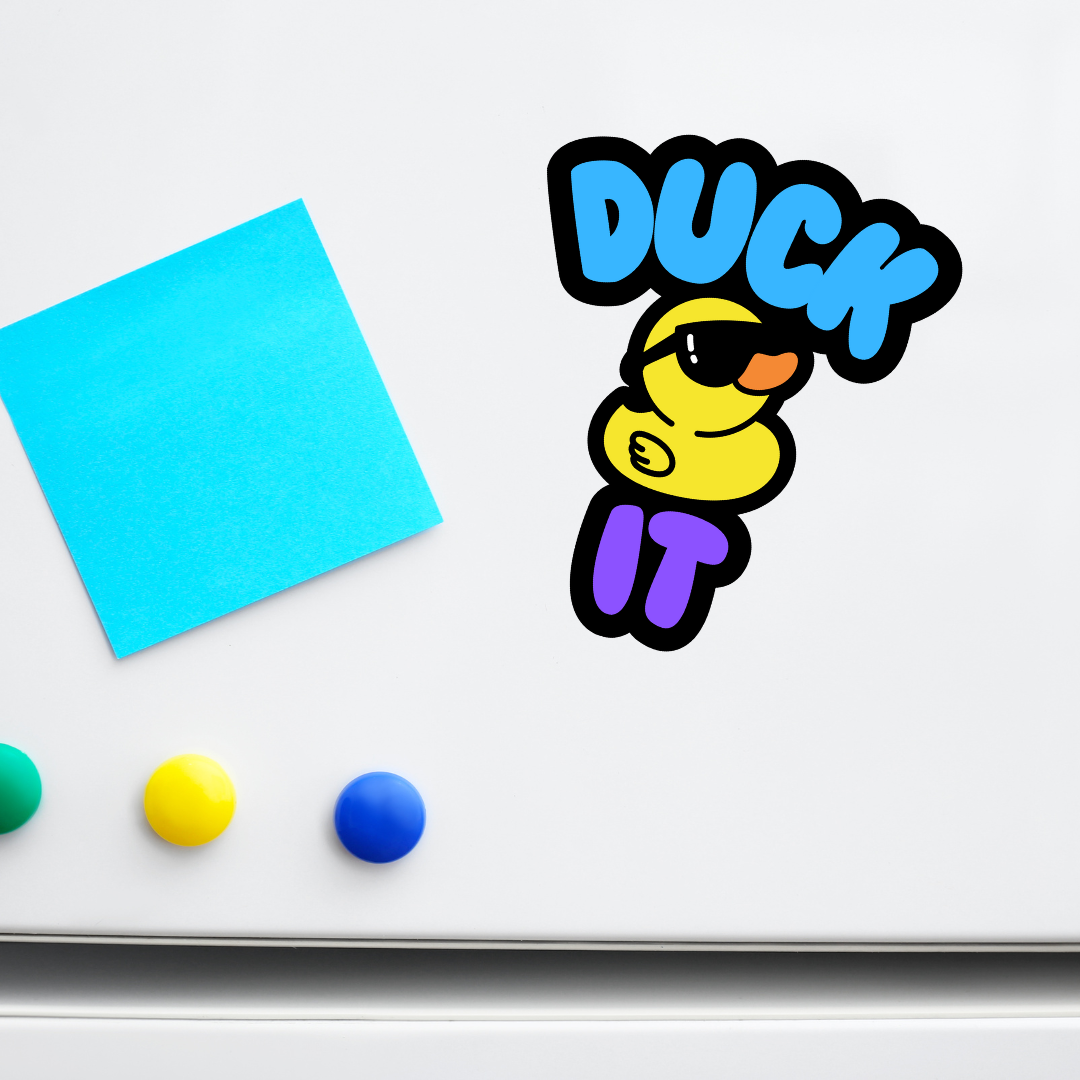 Duck It Stickers