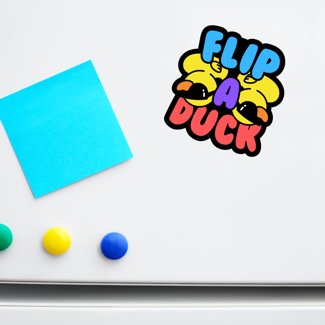 Flip A Duck Stickers