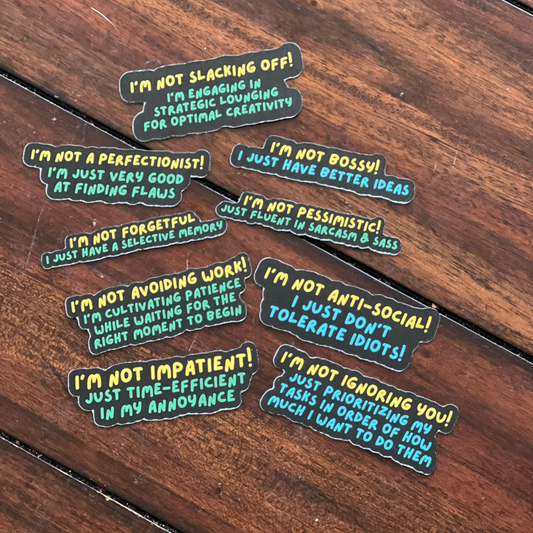 Workplace Sayings Sticker Pack