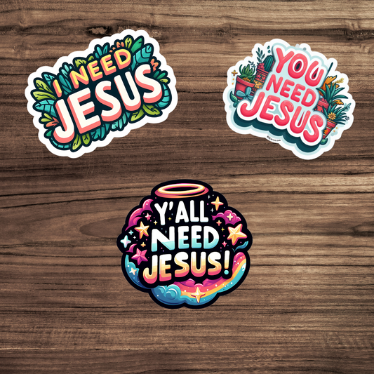 Need Jesus Magnet Pack
