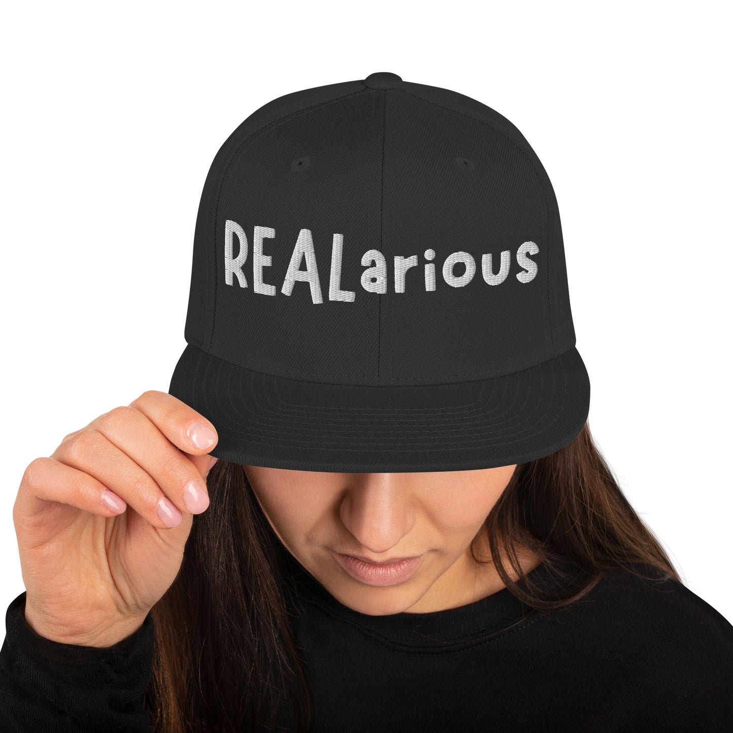 REALarious All Black Classic Snapback