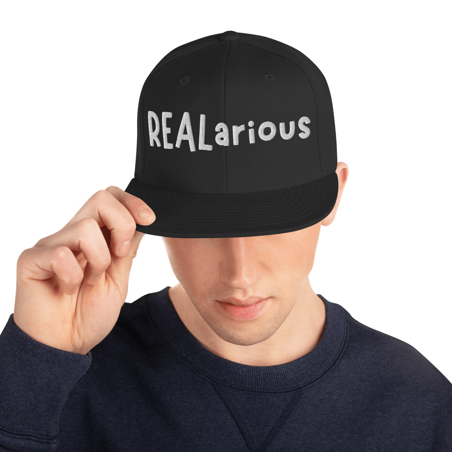 REALarious All Black Classic Snapback