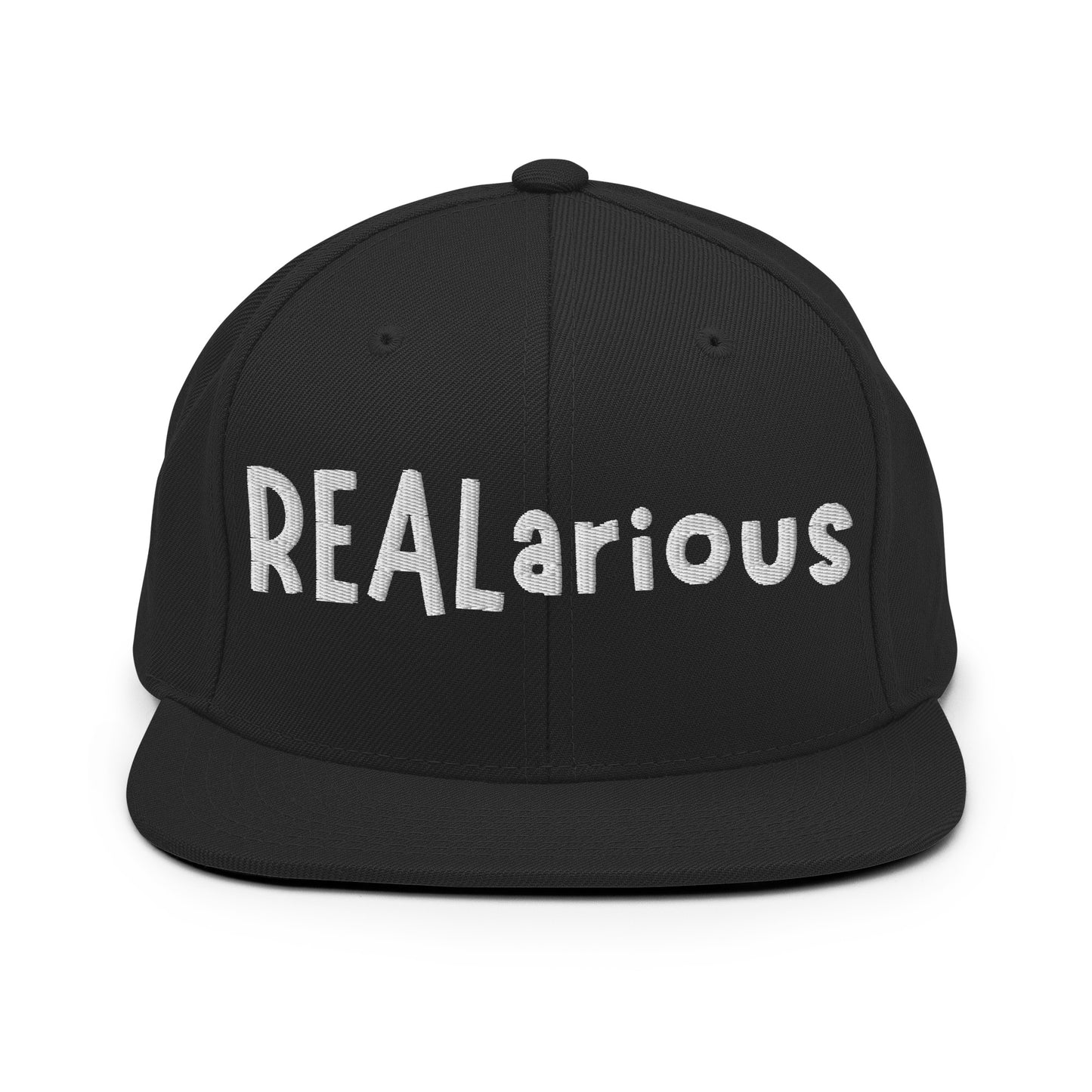 REALarious All Black Classic Snapback