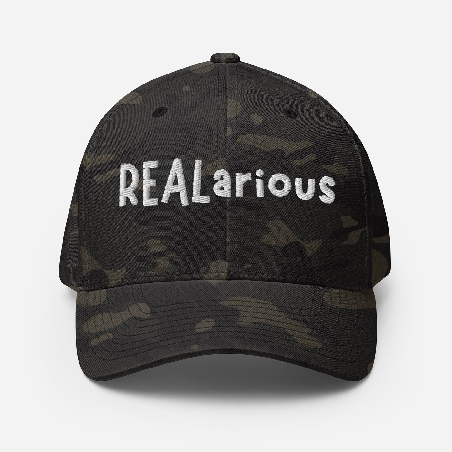 Official REALarious Structured Twill Cap Closed Back Fitted