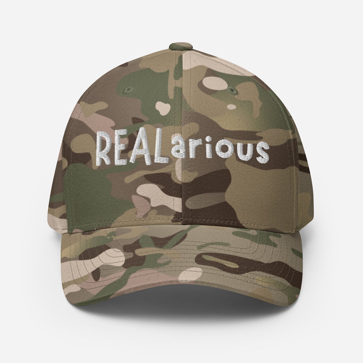 Official REALarious Structured Twill Cap Closed Back Fitted