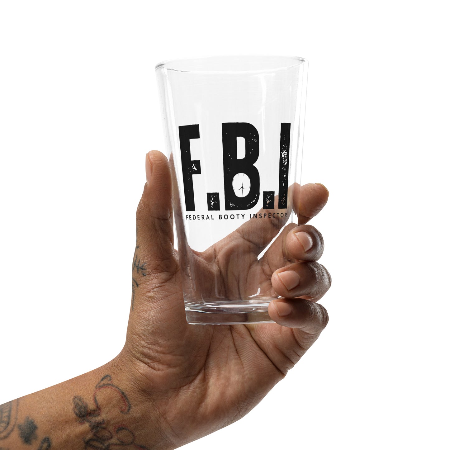 FBI Shaker Pint Glass