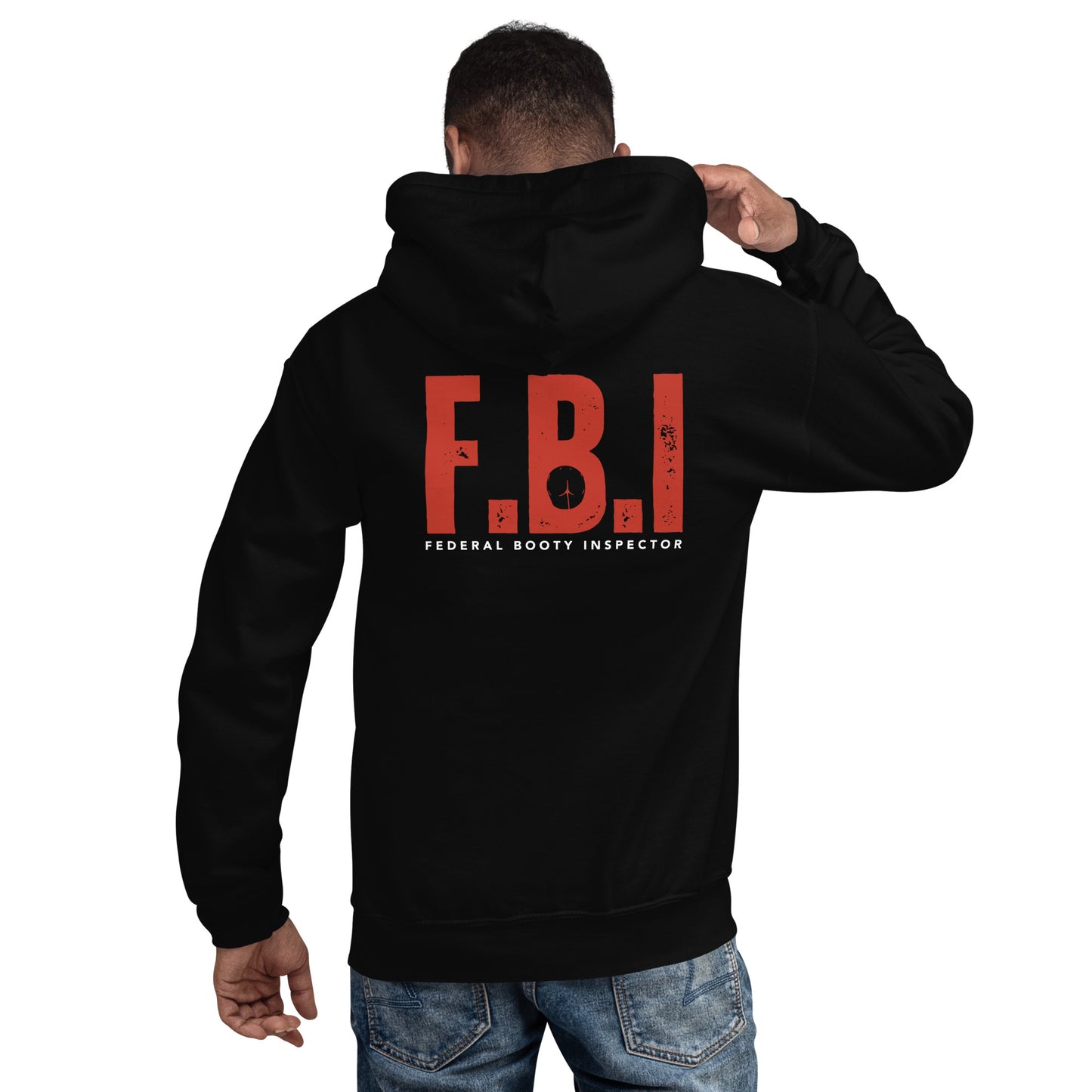 REALarious Official FBI-Red Hoodie Dark