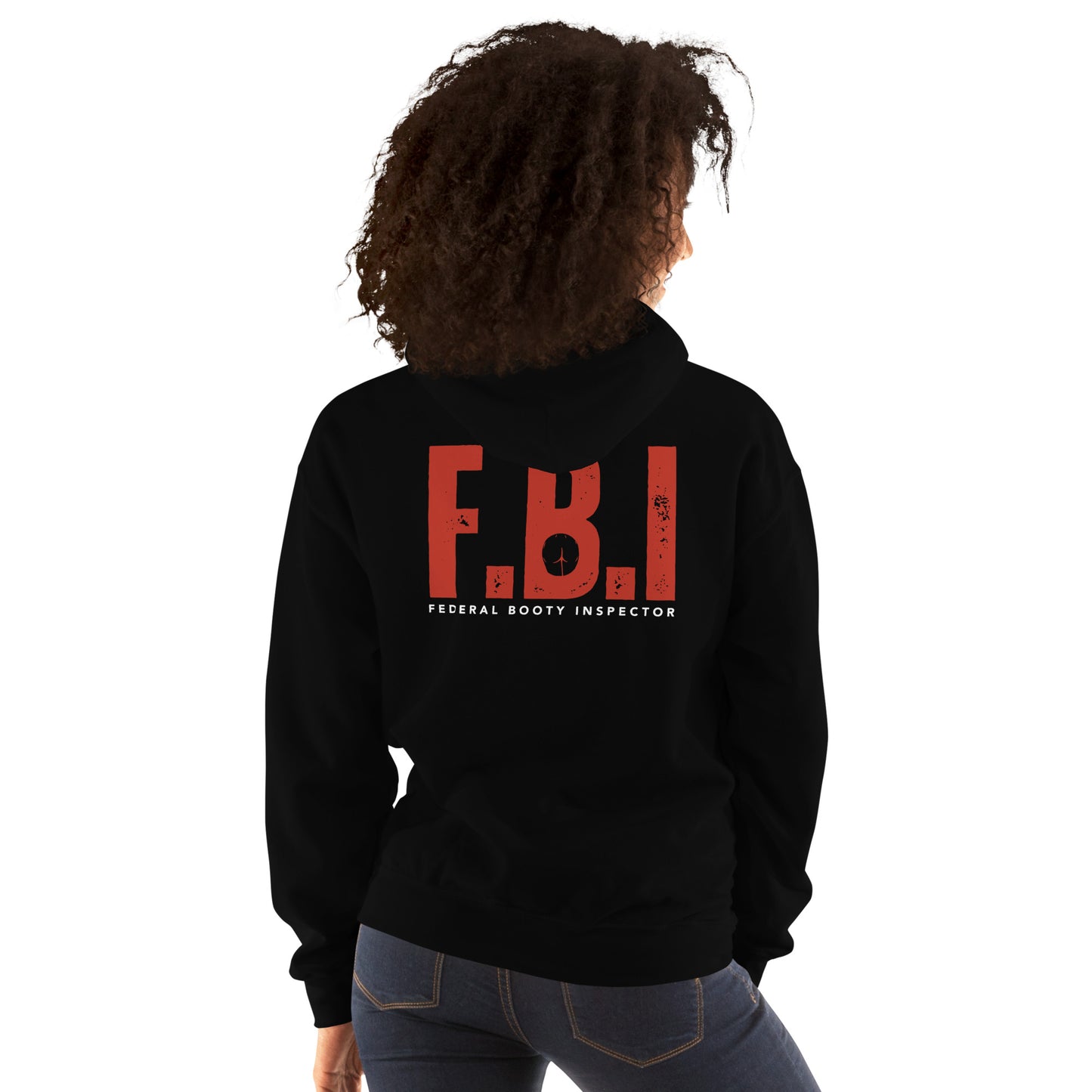 REALarious Official FBI-Red Hoodie Dark