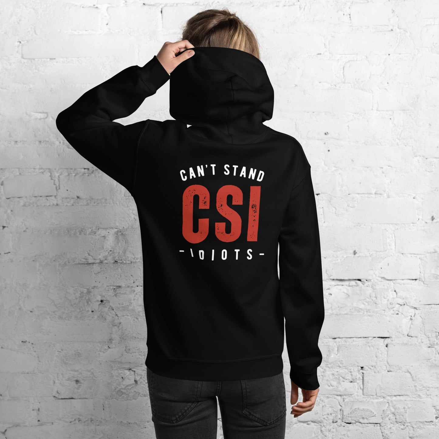 REALarious Official CSI Red Hoodie