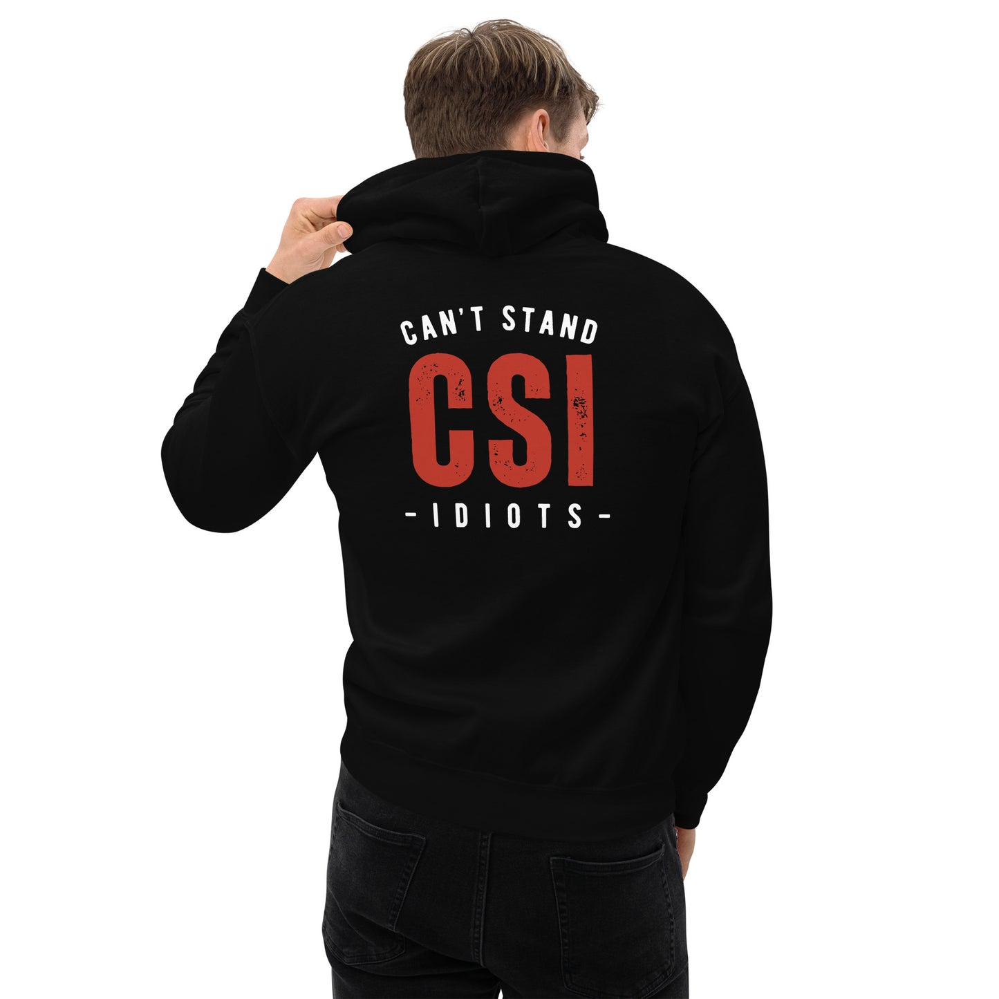 REALarious Official CSI Red Hoodie