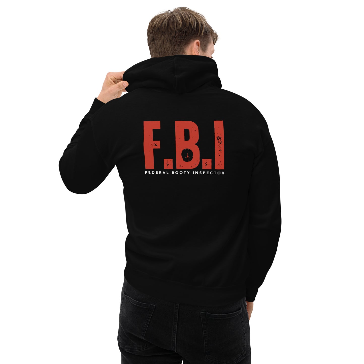 REALarious Official FBI-Red Hoodie Dark