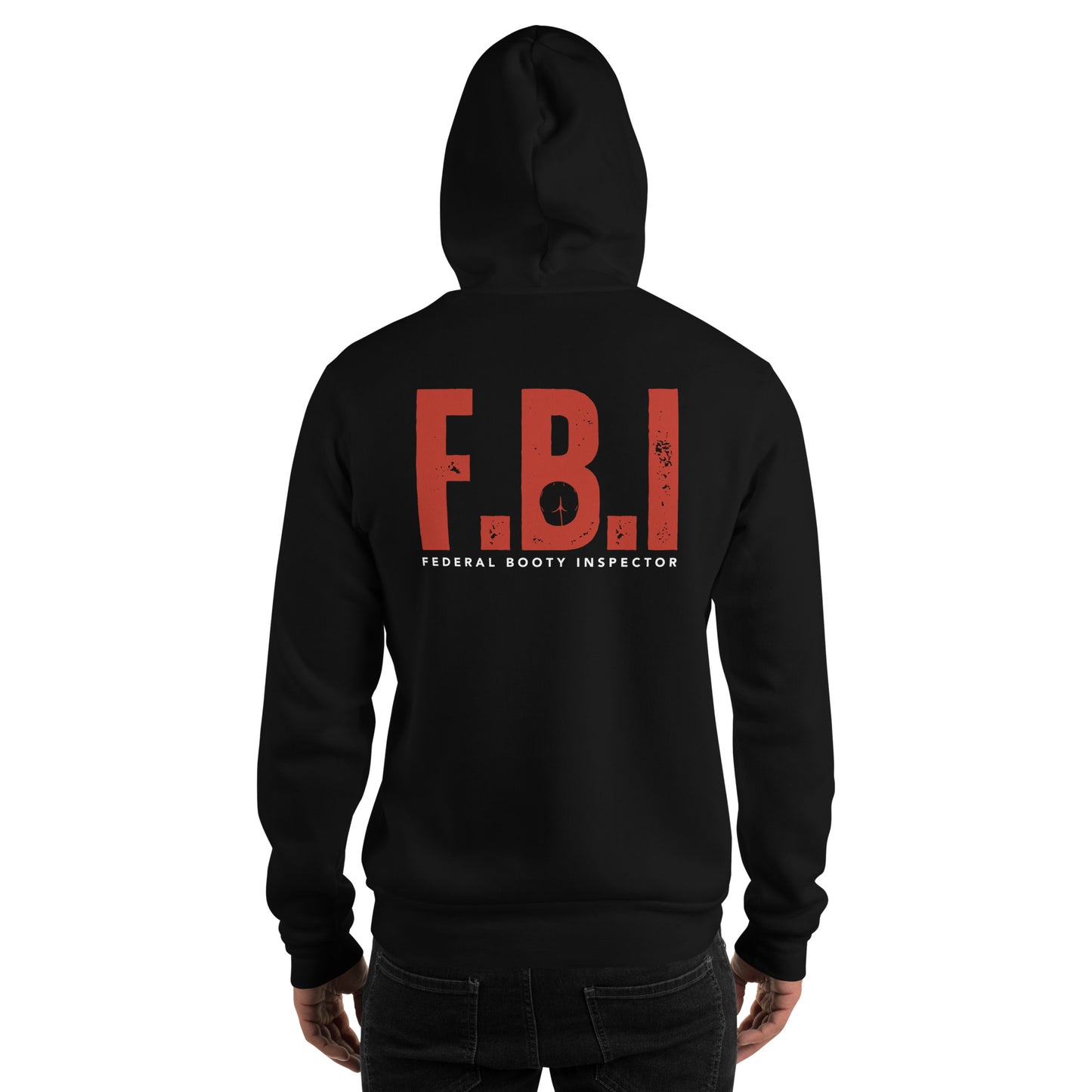 REALarious Official FBI-Red Hoodie Dark