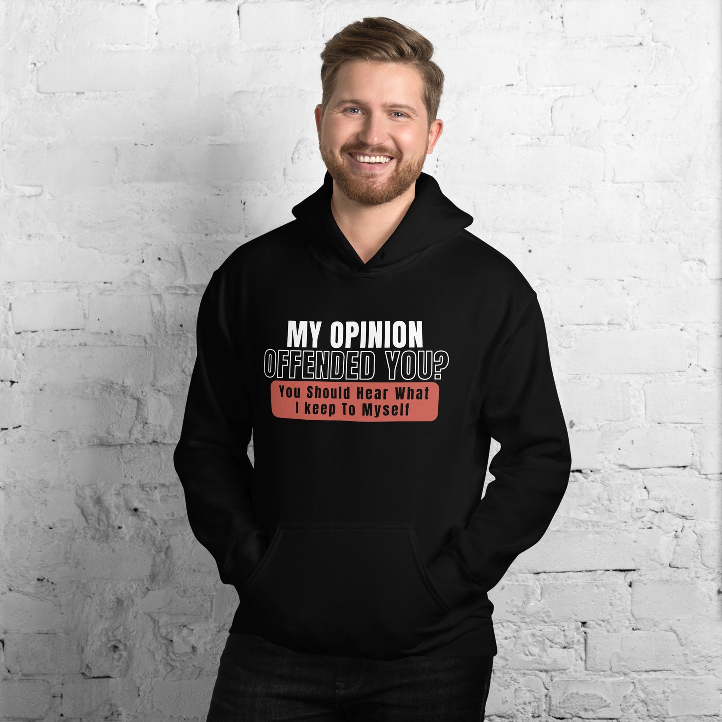 My Opinion Offended You Hoodie Red