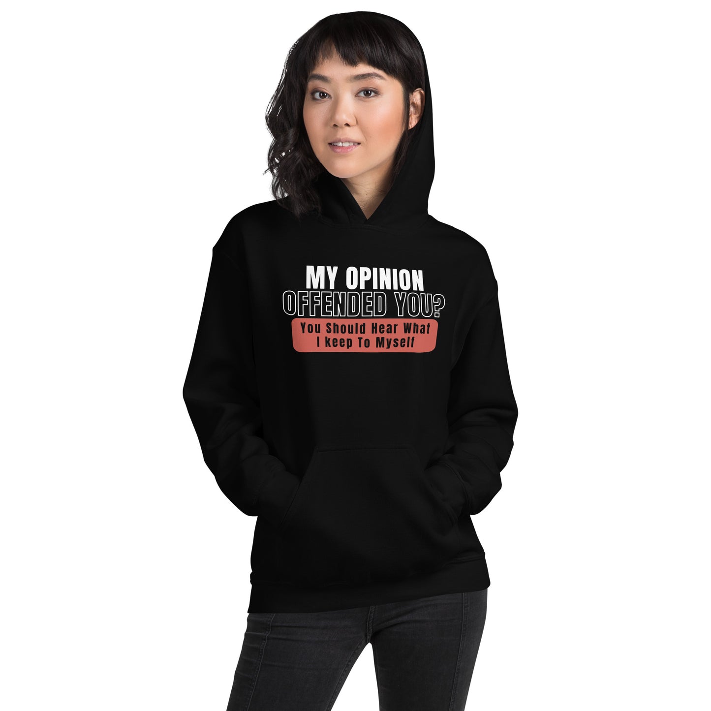 My Opinion Offended You Hoodie Red