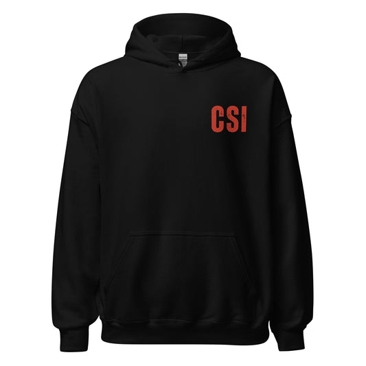 REALarious Official CSI Red Hoodie