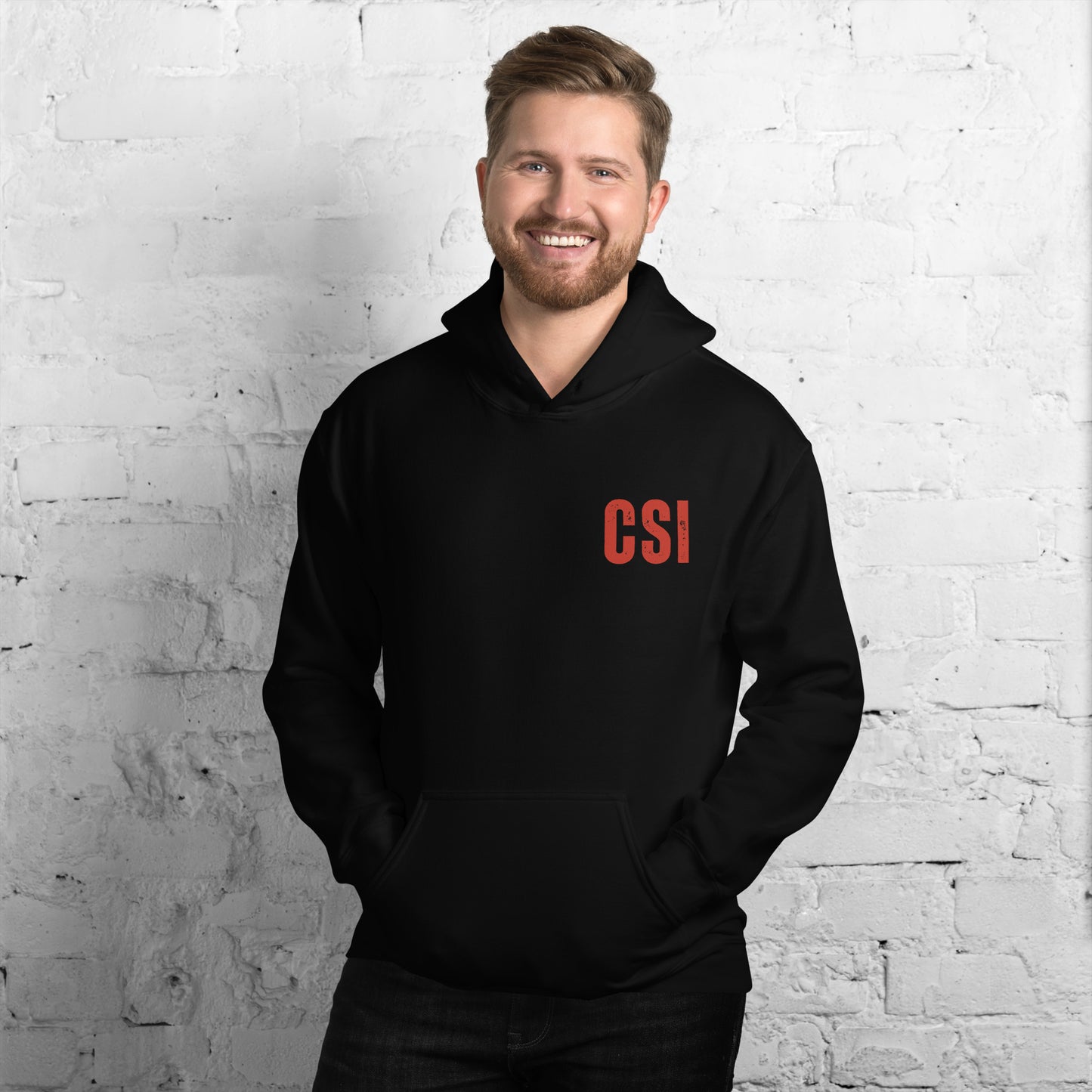 REALarious Official CSI Red Hoodie