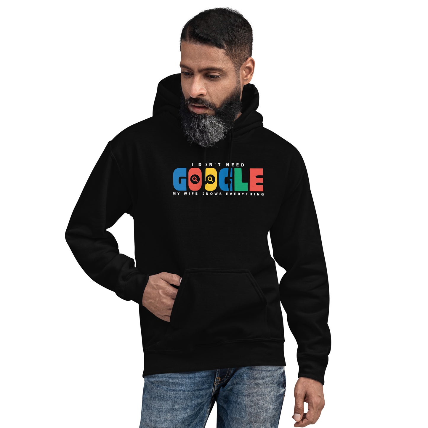 I Don't Need Google Wife Hoodie Color