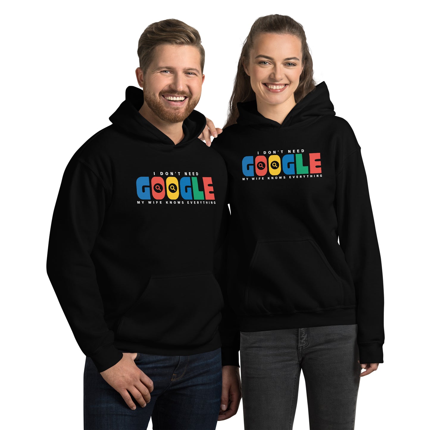 I Don't Need Google Wife Hoodie Color