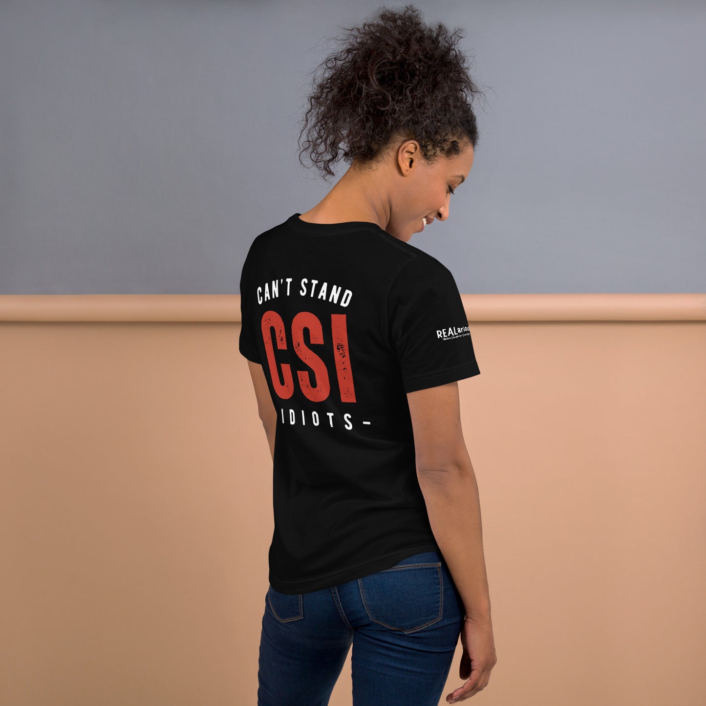 Official REALarious CSI T-shirt Red