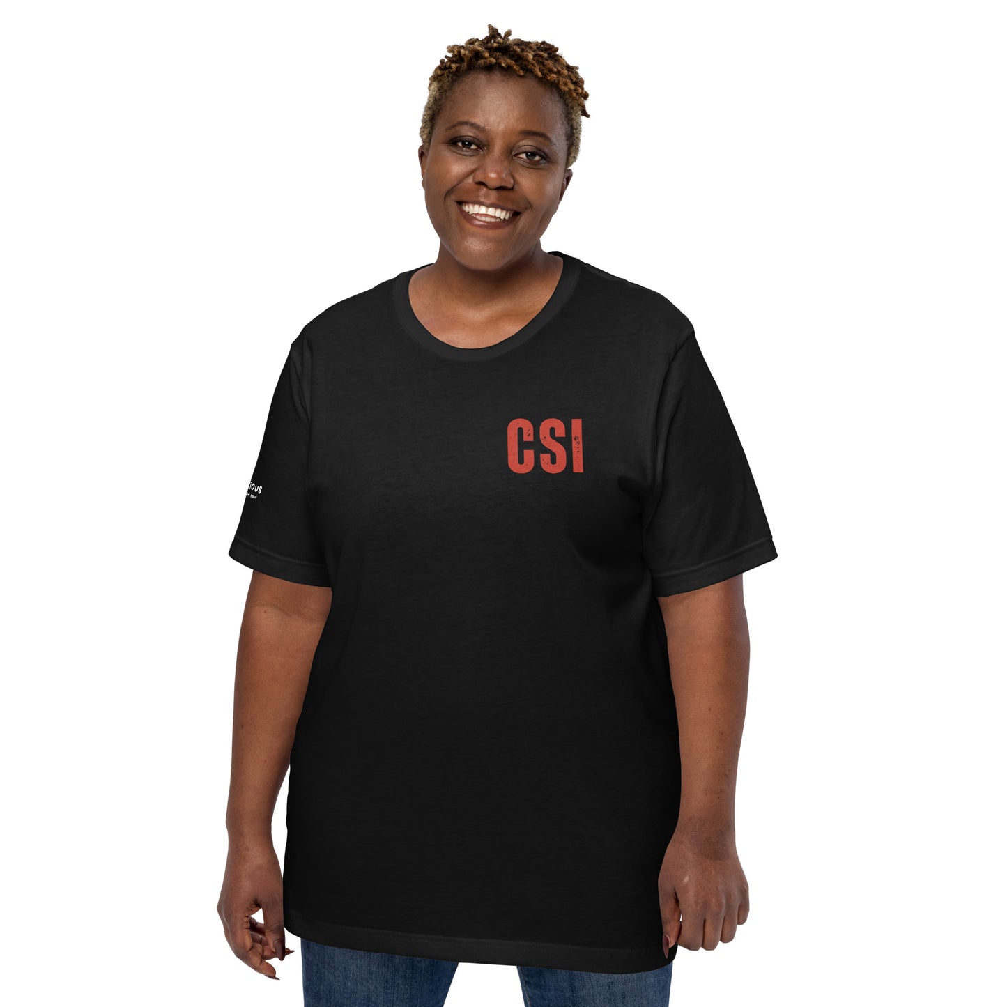 Official REALarious CSI T-shirt Red