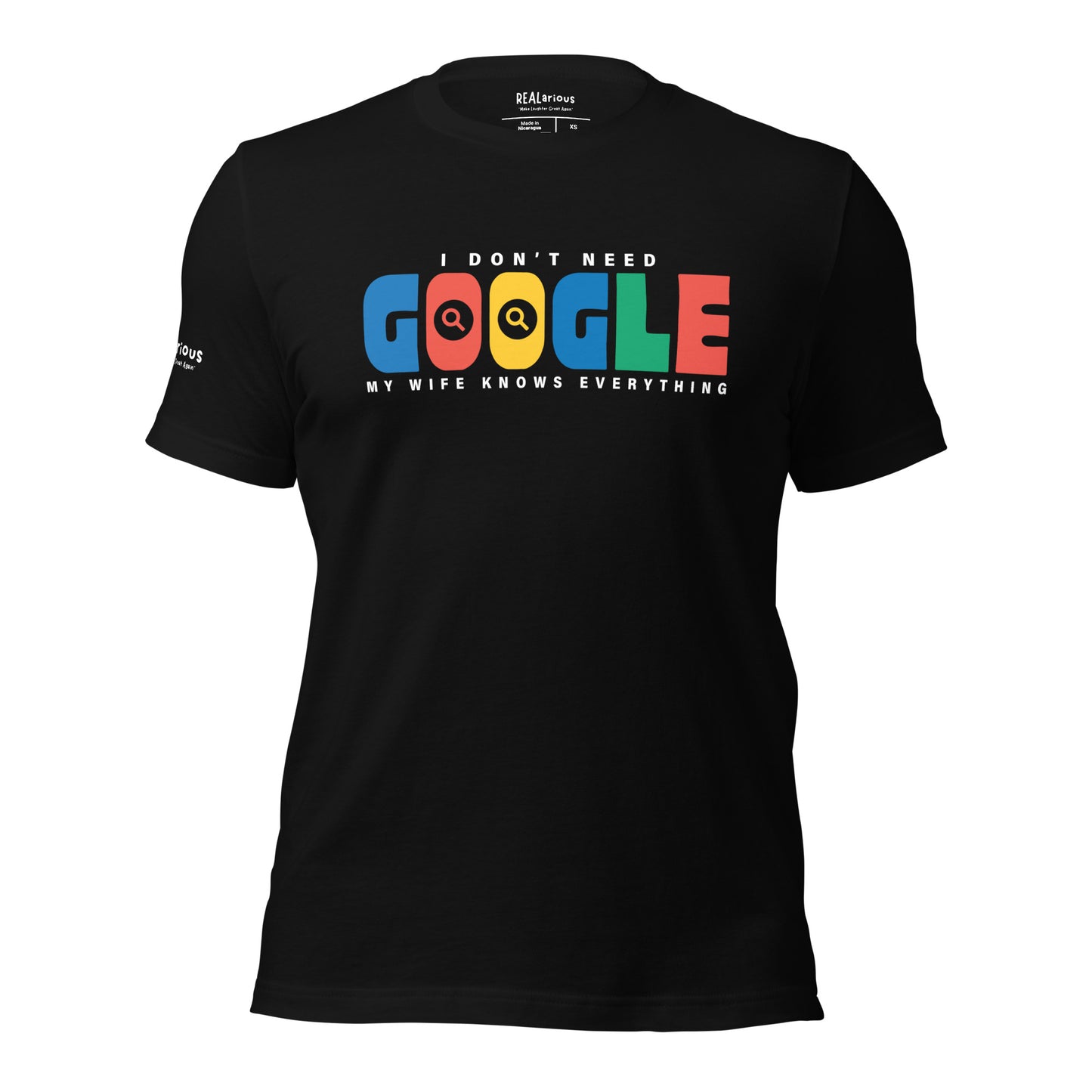 I Don't Need Google Wife T-Shirt Color